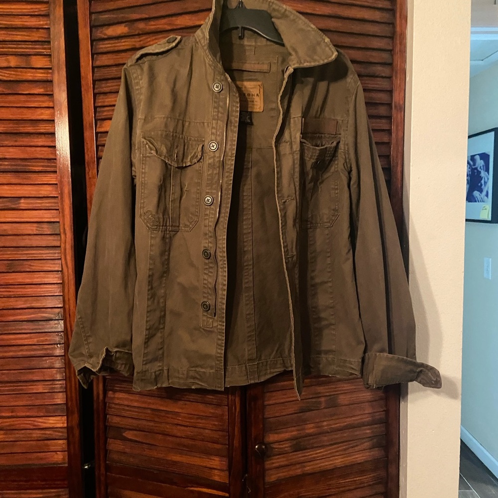 Arizona Jean Company Green Military Field Jacket